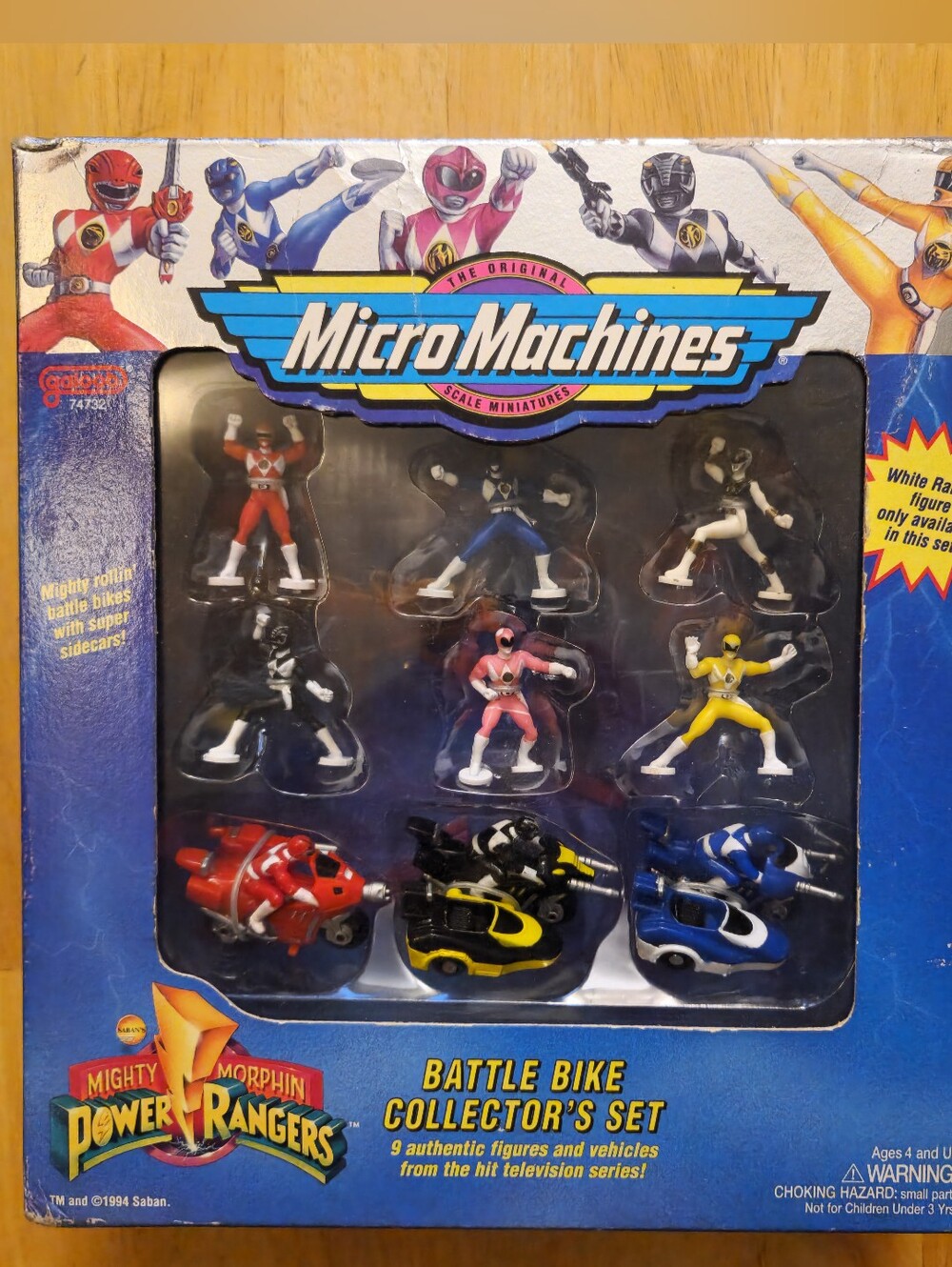 Micro Machines MMPR 1994 Collector's Edition Battle Bike Set | damaged new box